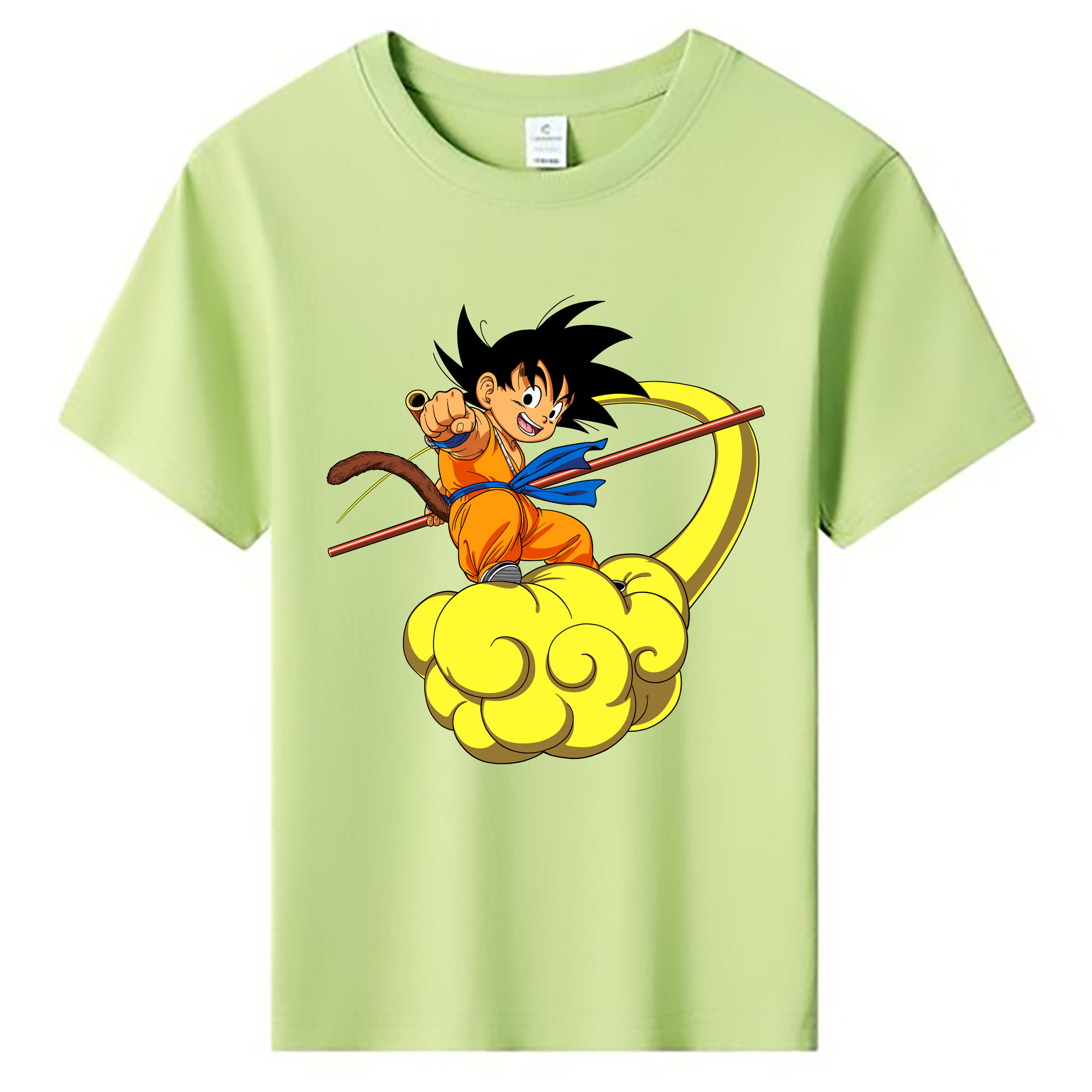 （画像用） ドラゴンボール 孫悟空（そん ごくう）Son Goku カカロット DRAGON BALL Kakarotto 綿100％キッズTシャツ（フロントプリント）